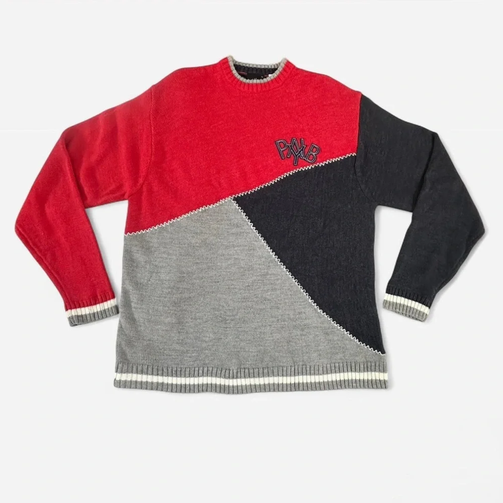 Red and grey PNB Nation sweater. PNB Nation & Suns New York Baseball - Picture 1 of 9